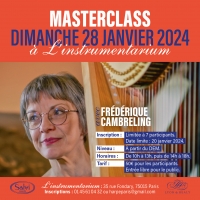 Masterclass avec Frédérique Cambreling 