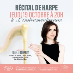 Récital de harpe d'Anaëlle Tourret