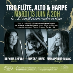 Trio Flûte, Alto et Harpe Trio Flûte, Alto et Harpe