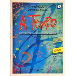 Chantal Boulay - Dominique Millet, A Tempo Volume 3, Livre  Oral