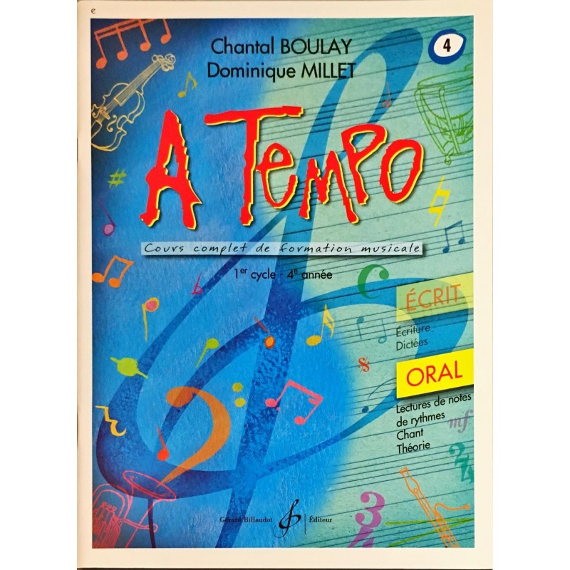 Chantal Boulay - Dominique Millet, A Tempo Volume 4, Livre Oral