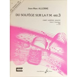 Jean-Marc Allerme, Du solfège sur la FM 440.3, Livre du professeur Volume 3