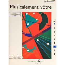 Jean-Clément Jollet, Musicalement vôtre Cahier d'accompagnements Volume 6