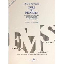 Divers auteurs, Livre de mélodies FMS Volume 1