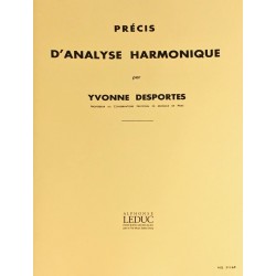Yvonne Desportes, Précis d'analyse harmonique