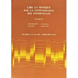 Marie-Claude Arbaretaz, Lire la musique par la connaissance des intervalles Volume 3