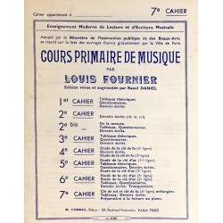 Louis Fournier, Cours primaire de musique Volume 7