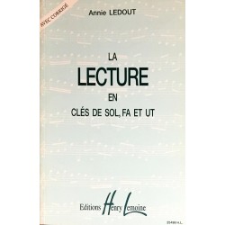 Annie Ledout, La lecture en clés de sol, fa et ut