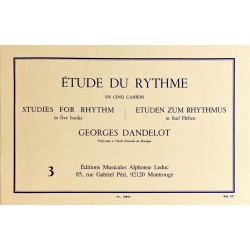 Georges Dandelot, Etude du rythme Volume 3