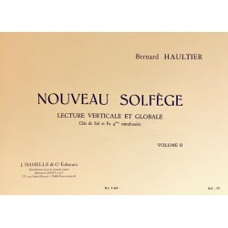 Bernard Haultier, Nouveau solfège Volume 2