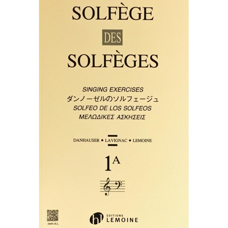Albert Lavignac, Solfège des solfèges Volume 1A
