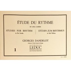 Georges Dandelot, Etude du rythme Volume 1