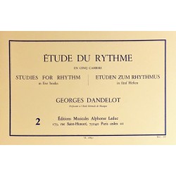 Georges Dandelot, Etude du rythme Volume 2