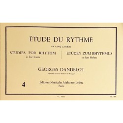 Georges Dandelot, Etude du rythme Volume 4