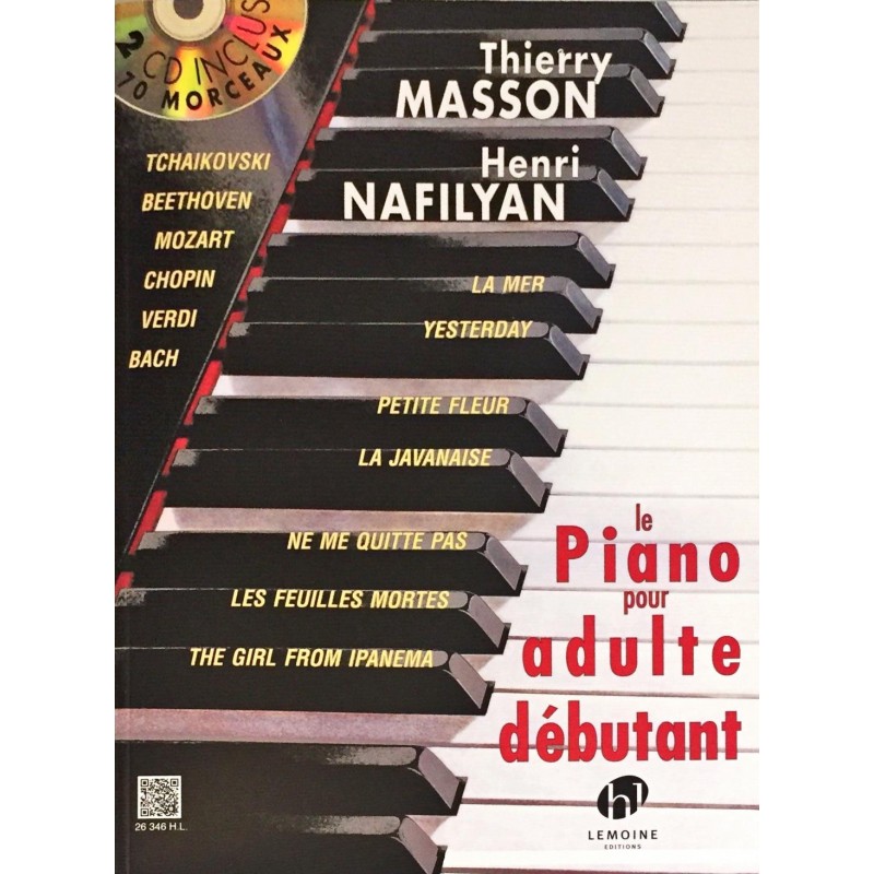 Thierry Masson - Henri Nafilyan, Le piano pour adulte débutant