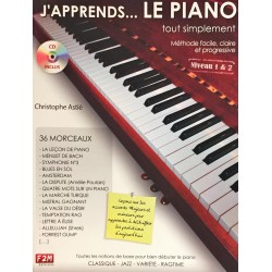 Christophe Astié, J'apprends... le piano tout simplement Volume 1