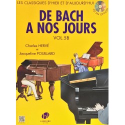 Charles Hervé - Jacqueline Pouillard, De Bach à nos jours Volume 5B