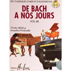 Charles Hervé - Jacqueline Pouillard, De Bach à nos jours Volume 6B