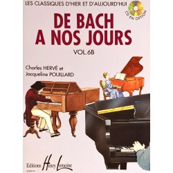 Charles Hervé - Jacqueline Pouillard, De Bach à nos jours Volume 6B
