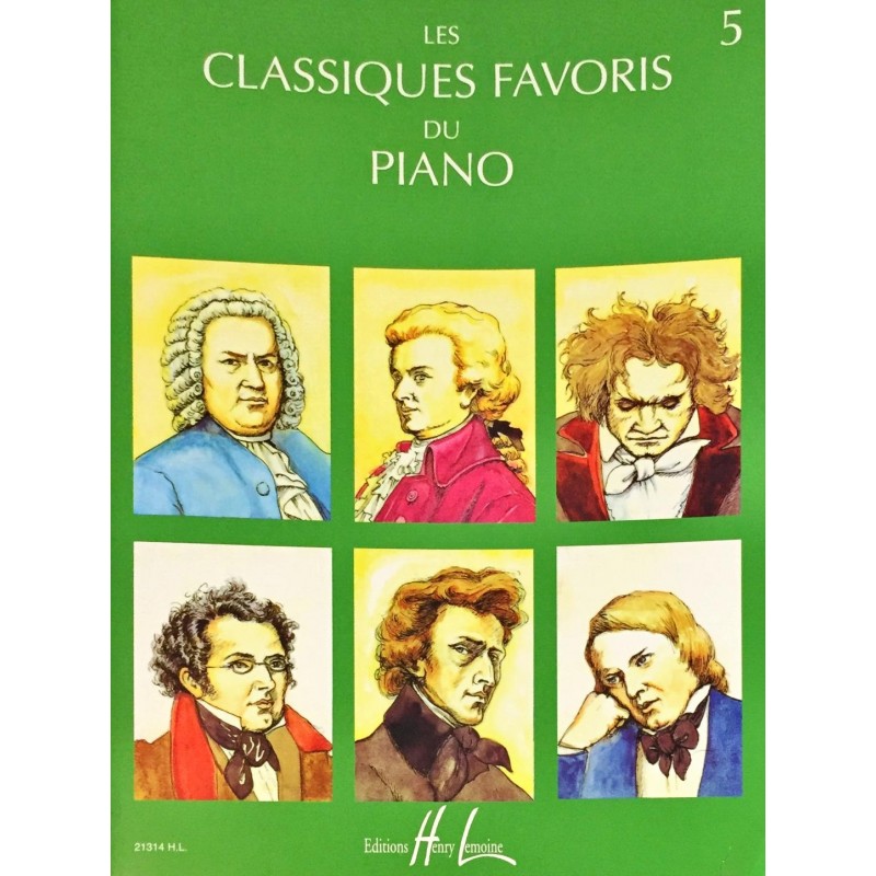 Théodore Lack, Les classiques favoris du piano Volume 5