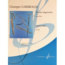 Giuseppe Gariboldi, Etudes mignonnes opus 131 pour flûte