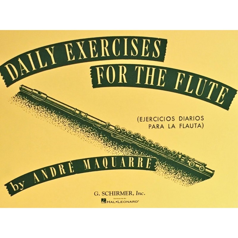 André Maquarre, Daily exercises for the Flute