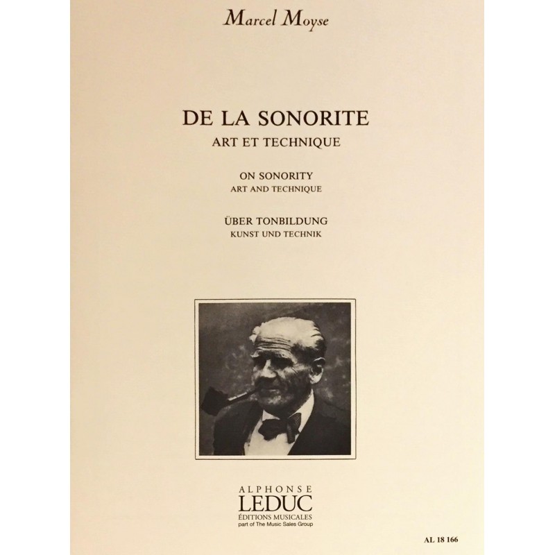 Marcel Moyse, De la sonorité Art et technique