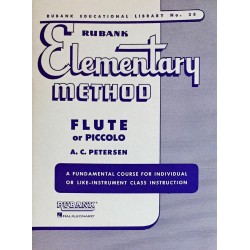 Alan C. Petersen, Rubank Elementary method Flute or piccolo