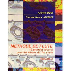 Arlette Biget - Claude-Henry Joubert, Méthode de flûte Volume 2