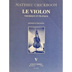 Mathieu Crickboom, Le violon théorique et pratique Volume 5