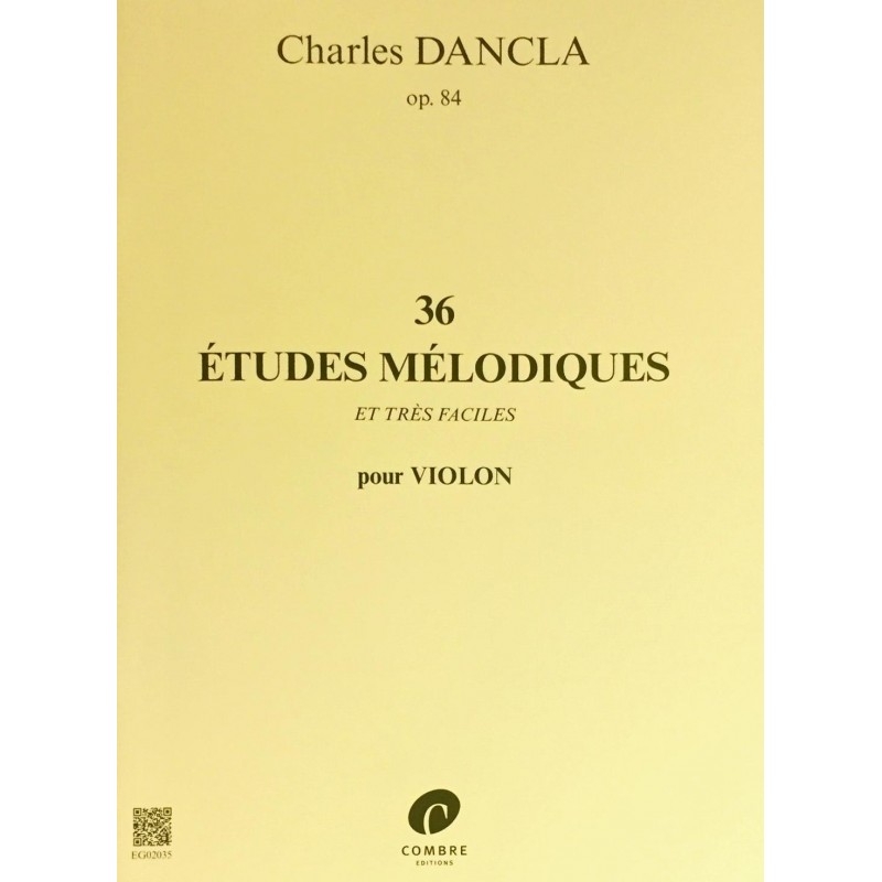 Charles Dancla, 36 études mélodiques Opus 84
