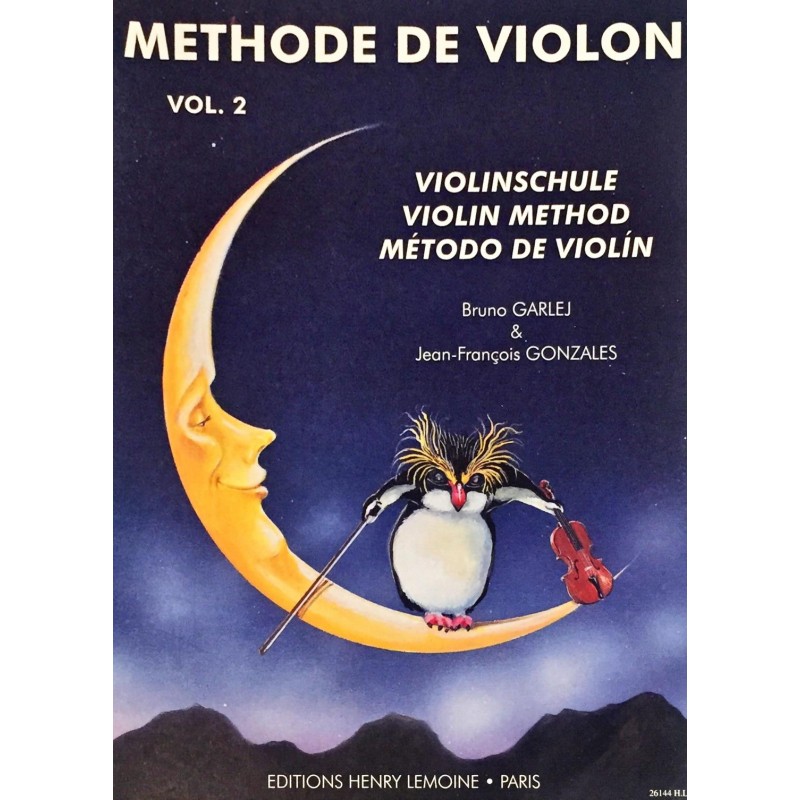 Bruno Garlej - Jean-François Gonzales, Méthode de violon Volume 2