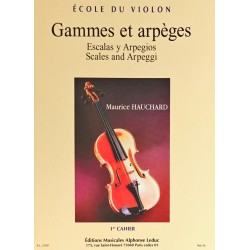 Maurice Hauchard, Gammes et arpèges Cahier 1
