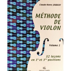 Claude-Henry Joubert, Méthode de violon Volume 2