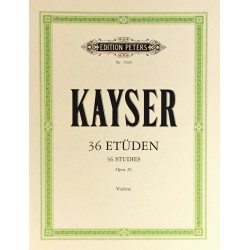 Kayser, 36 études Opus 20