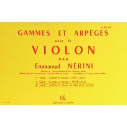Emmanuel Nérini, Gammes et arpèges pour le violon Volume 3