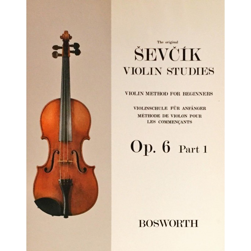 Otakar Sevcik, Sevcik Violin Studies Opus 6 Part 1