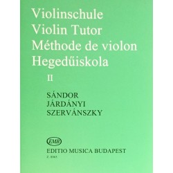 Sandor - Jardanyi - Szervanszky, Méthode du violon Volume 2