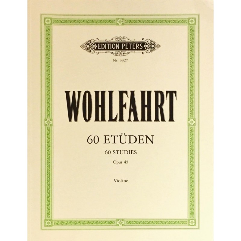 Franz Wohlfahrt, 60 études Opus 45