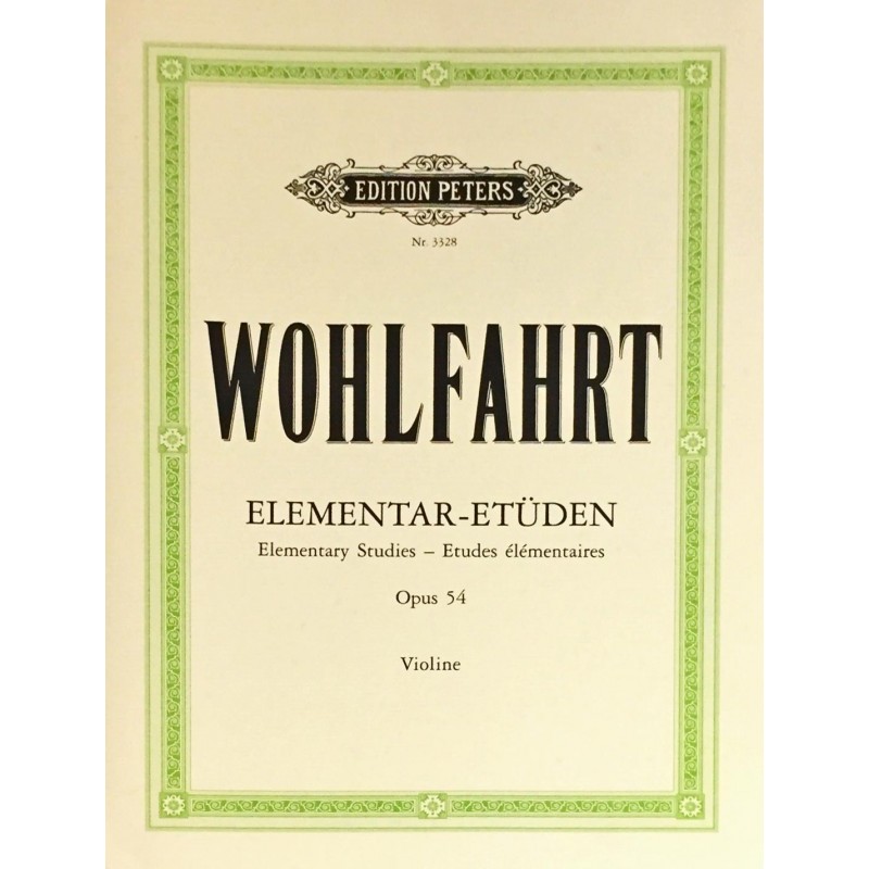 Franz Wohlfahrt, 40 études Opus 54