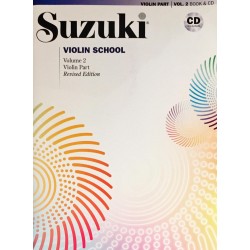 Suzuki, Violin school Volume 2 Violin part + CD