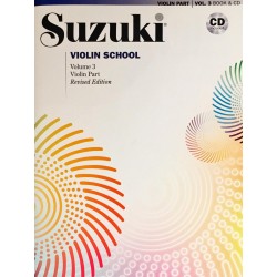 Suzuki Violin school Volume 3 Violin part + CD