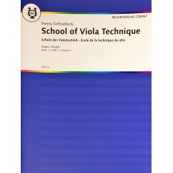 Henry Schradieck, School of Viola technique Volume 1