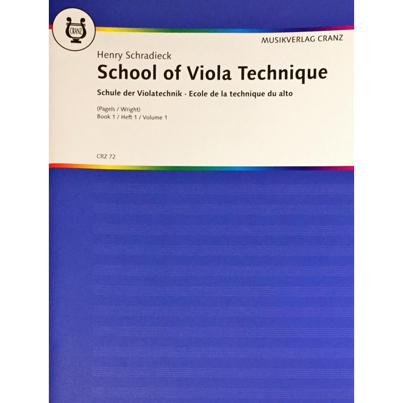 Henry Schradieck, School of Viola technique Volume 1
