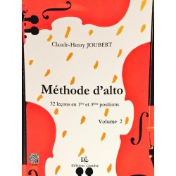 Claude-Henry Joubert, Méthode d'alto Volume 2