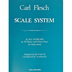 Carl Flesch, Scale system