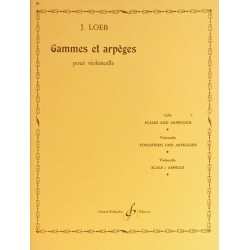 J. Loeb - Gammes et arpèges pour violoncelle