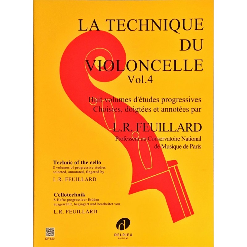 Louis-Raymond Feuillard, La technique du violoncelle Volume 4