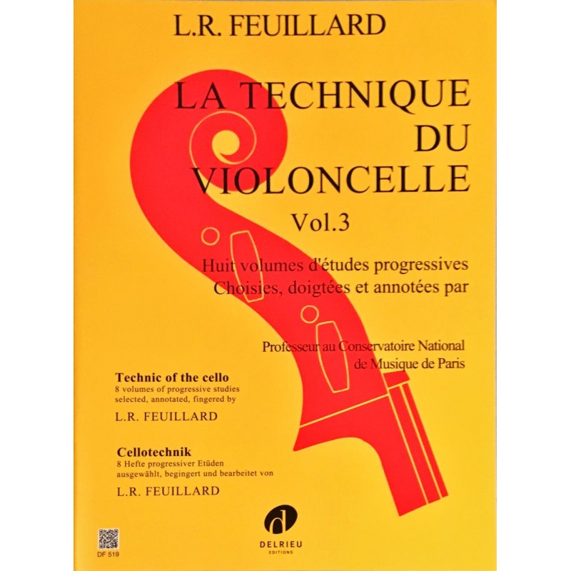 Louis-Raymond Feuillard, La technique du violoncelle Volume 3