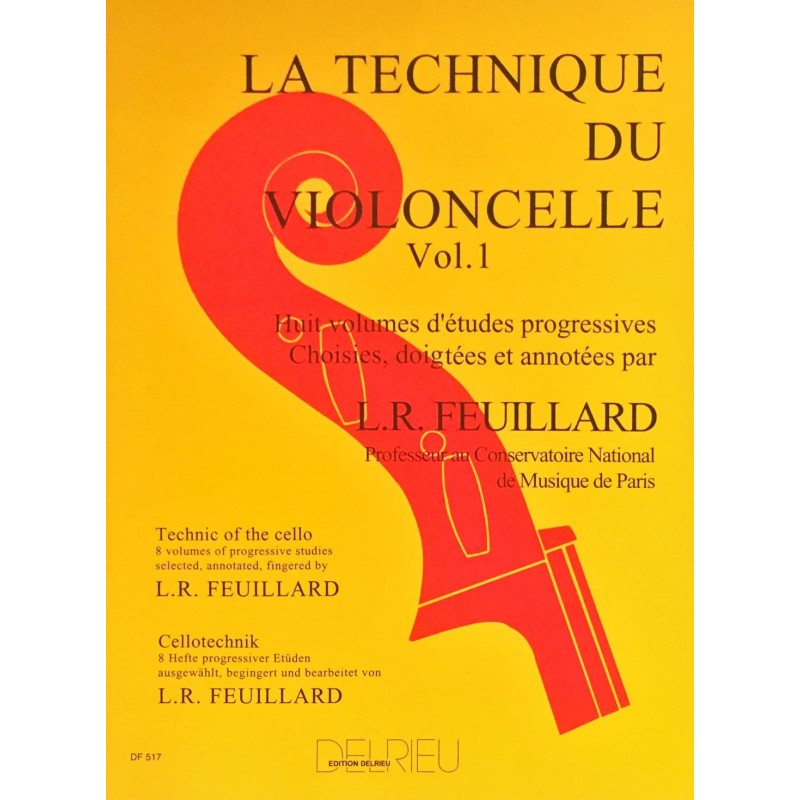 Louis-Raymond Feuillard, La technique du violoncelle Volume 1